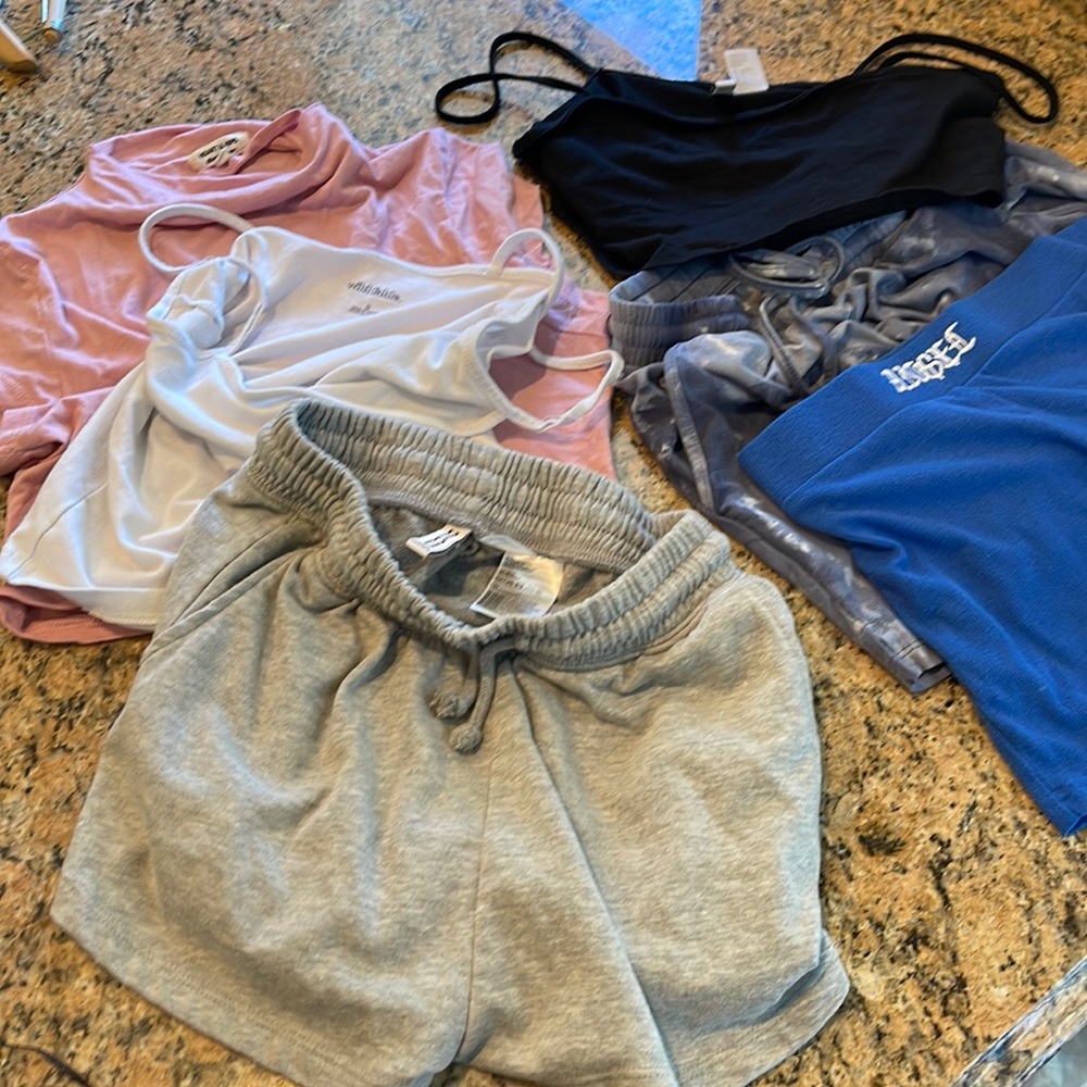 Shorts and tanks bulk sale